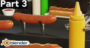 Hot Dog Factory (Part 3) Satisfying Looping Animation-Blender Tutorial