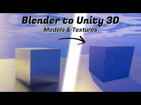 How to Properly Import Models AND Textures into Unity from Blender