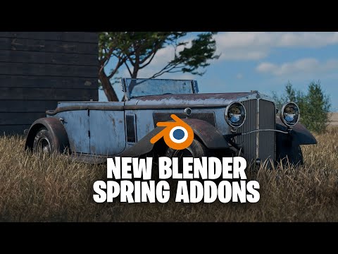 New Blender Addons This Spring