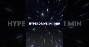 Hyperdrive in 1 min! #unity #gamedev #vfx