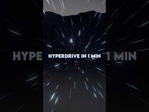 Hyperdrive in 1 min! #unity #gamedev #vfx