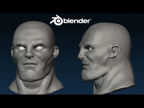 Blender 4.0  | Sculpt A Stylised Head | EASY Step By Step Tutorial