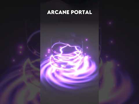 How an Arcane Portal is done in #Unity #gamedev #vfx