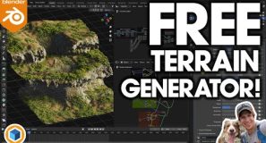 This FREE TERRAIN GENERATOR for Blender just got an update!
