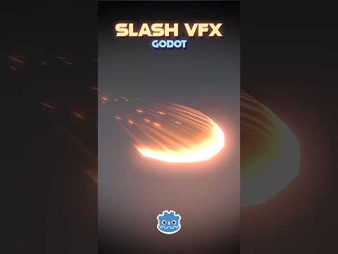 Slash #VFX in #Godot #gamedev #indiedev