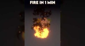 Fire in 1 min! #unity #gamedev #vfx