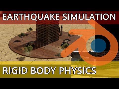 Earthquake Simulation Rigid Body Physics Blender