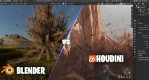 Houdini vs Blender VFX battle