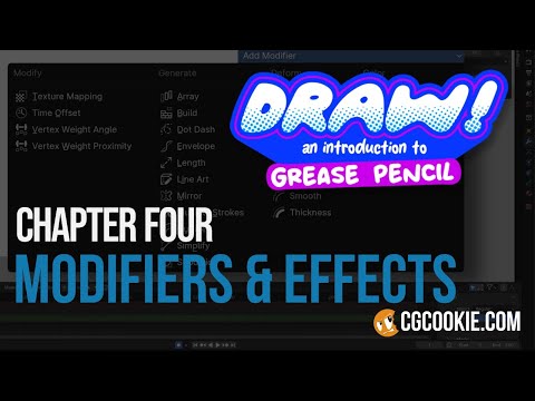 Grease Pencil Modifiers and Effects in Blender – DRAW Chapter Four