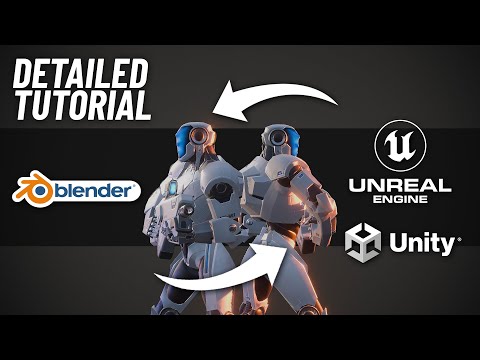 Blender to Unreal & unity – Exporting rigged character – Extensive guide