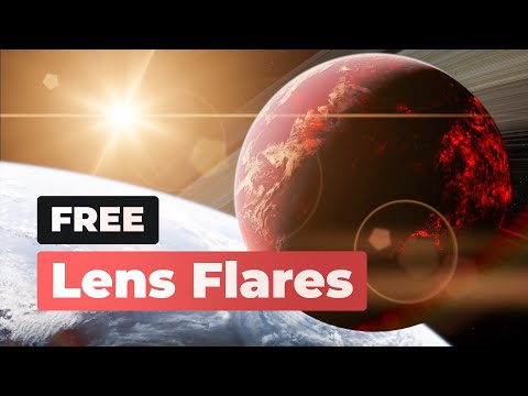 8 Free Lens Flares for Blender #b3d