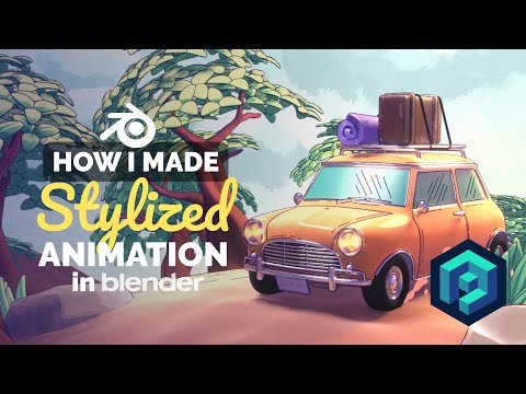 Adding Toon Style Elements to 3D Animation in Blender | Polygon Runway
