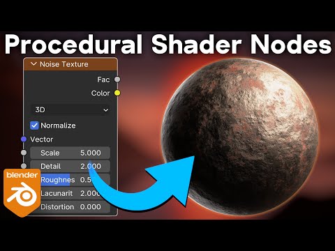 Introduction to Procedural Shader Nodes for Complete Beginners (Blender Tutorial)