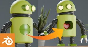 Android Bot Animation Tutorial Blender | Part 4