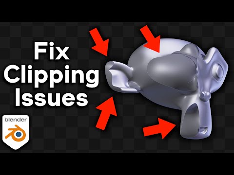 How to Fix Objects Clipping in Blender (Tutorial)