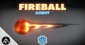 GODOT VFX – Fireball Projectile Effect Tutorial