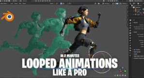 the pro way of making looped animations in blender
