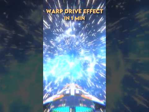 Warp Drive in 1mim! #tutorial #gamedev #gameplay #shorts