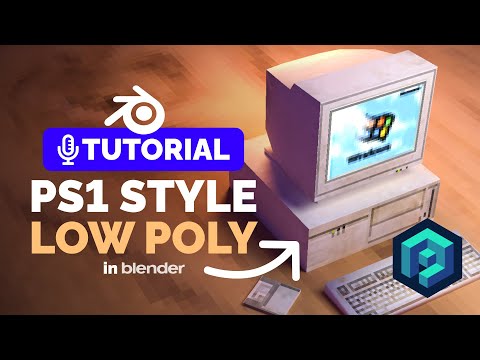 PS1 Style in Blender Tutorial | Polygon Runway