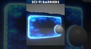 Sci-Fi Barrier in 1min! #gamedev #unity #tutorial #vfx