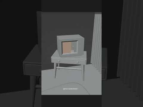 Modeling a TV set in Blender 3D #3dmodeling #3dillustration #b3d #blender3d #3dfurniture