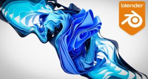 Blender Tutorial – Creating an Abstract Cloth Simulation Wallpaper