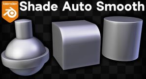 How to Use Shade Smooth & Shade Auto Smooth in Blender