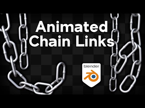 Chain Links Simulation – Rigid Body Physics (Blender Beginner Tutorial)