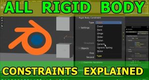 All of Blender’s  Rigid Body Constraints Explained