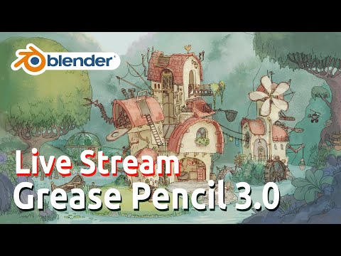 Making a scene with Grease Pencil 3