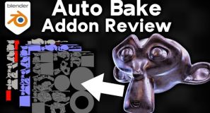 Auto Bake – Easy Texture Baking (Blender Addon Review)