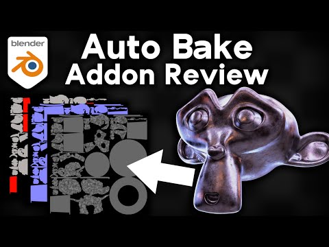 Auto Bake – Easy Texture Baking (Blender Addon Review)