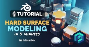 Learn Blender Hard Surface Modeling in 5 Minutes! | Polygon Runway