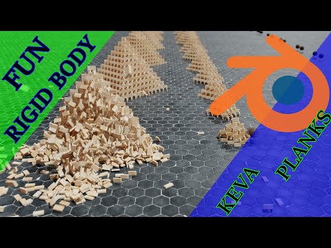 Pyramid Rigid Body Destruction – Blender