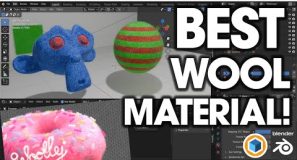 The EASIEST Wool and Felt Generator for Blender! (Woolly Updated!)