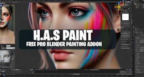 HAS PAINT FREE pro texture painting addon