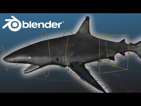 Rig A Shark In Blender 4.2 | Meta Rig Tutorial