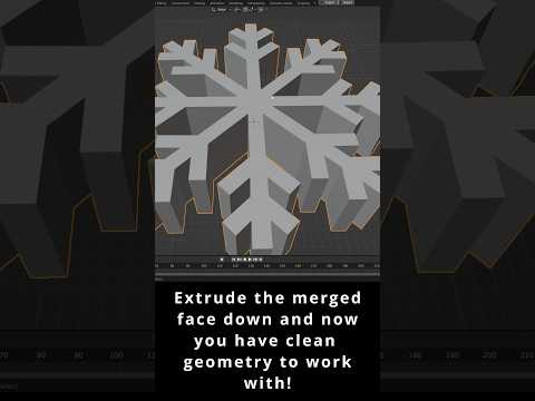 How to clean up your Blender geometry 🧹 #b3d #3dblendered #blendertutorial #blender3d