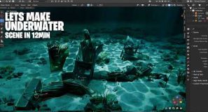 how to make an underwater scene in blender