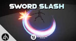 Unreal Engine 5 – Sword Slash VFX – Niagara Tutorial