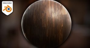 Procedural Dark Wood Floor Boards Material (Blender Tutorial)