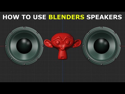 Blender: How to Use Speakers | EASY Beginners