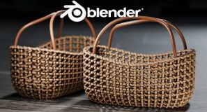 Blender Tutorial: Woven Basket EASY