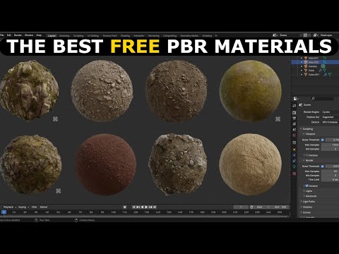 These PBR Materials Are FREE!! | Blender Tutorial