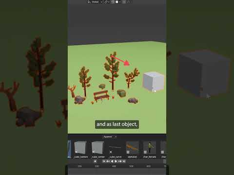 Create an automated pop-up animation in Blender