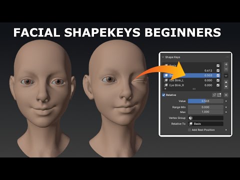 Blender 4.0 | Facial Shape-keys For Beginners