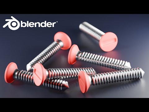 Model A Screw In Blender (Screw Modifier)