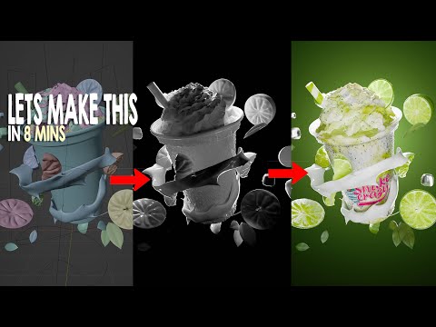 lets make a product ad and lighting in blender in 8 mins