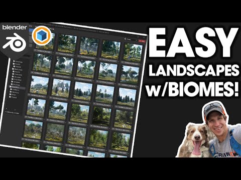 Easy REALISTIC Landscapes with Biomes (Ep 2 Geoscatter for Beginners)