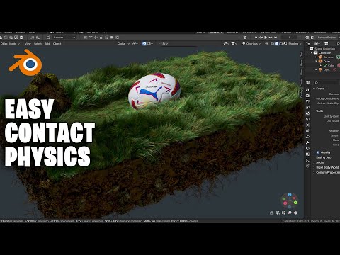 East contact physics in blender